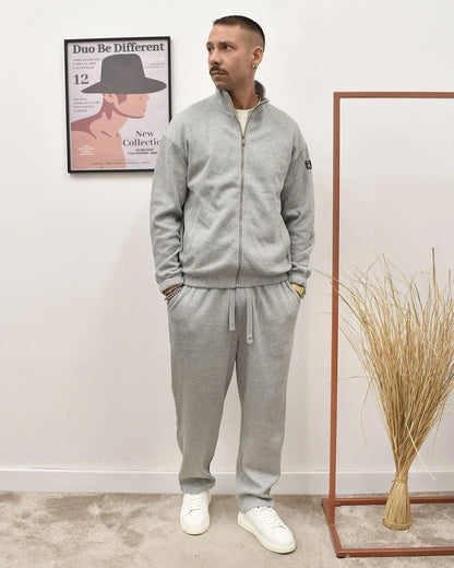 GIANNI LUPO BASIC ZIP-UP SWEATSHIRT