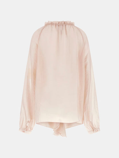 GUESS WOMAN MAELYS RUFFLED BLOUSE