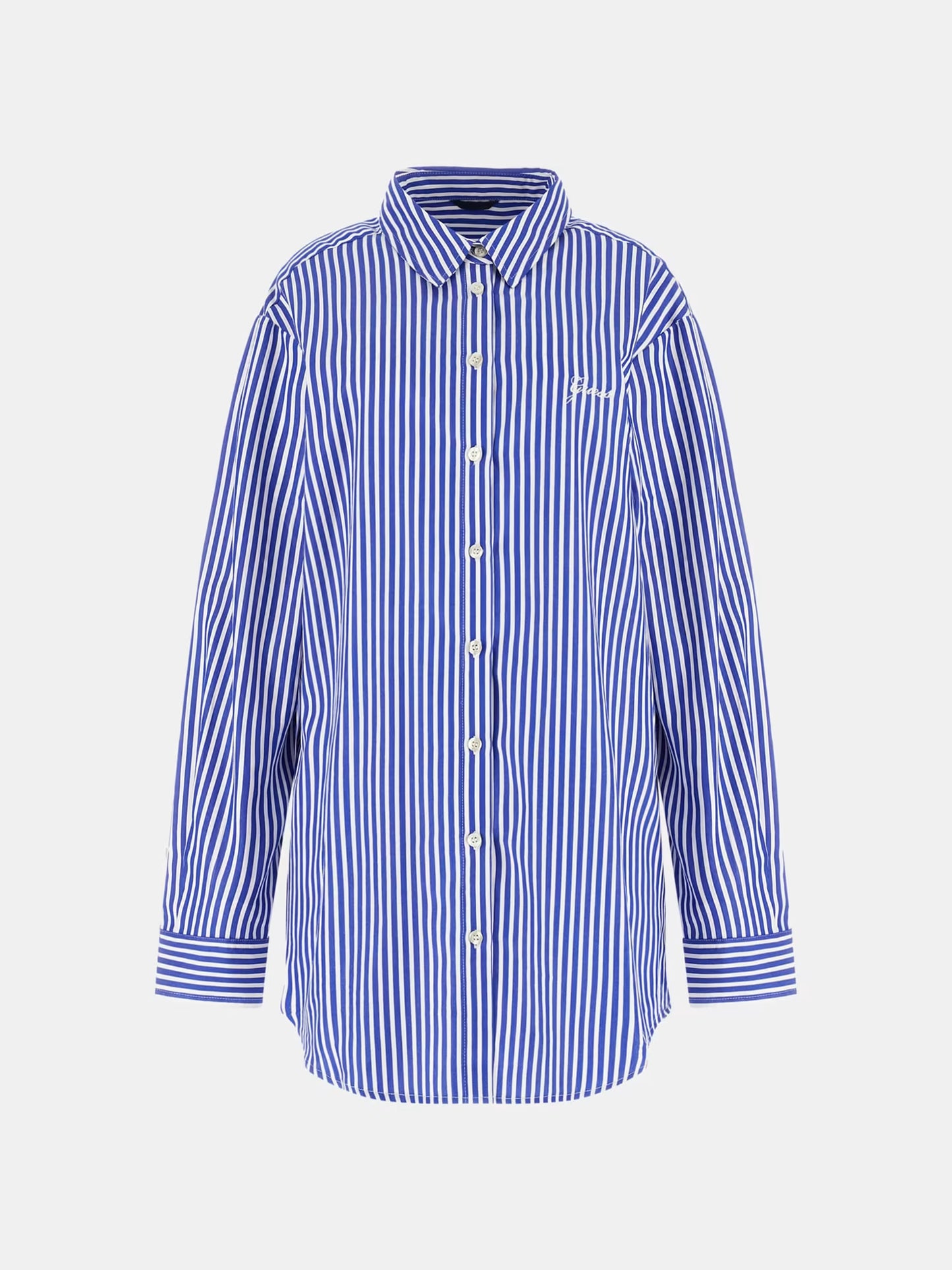 GUESS WOMAN TECLA OVERSIZED STRIPED SHIRT