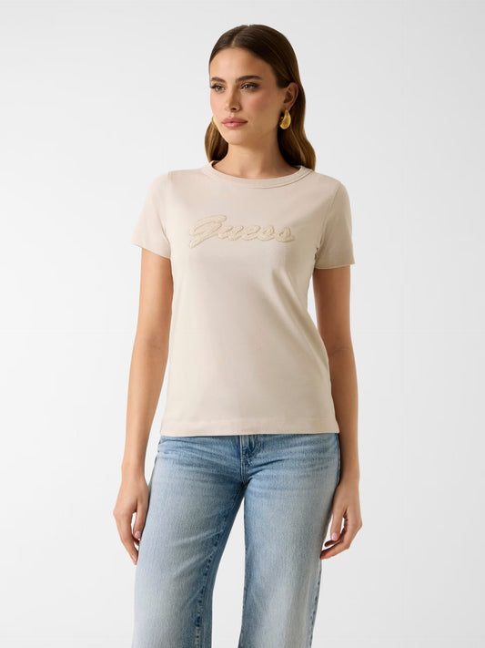 GUESS WOMAN 3D GUESS SCRIPT T SHIRT