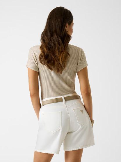 GUESS WOMAN SERAFINO SLIM FIT KNIT TOP