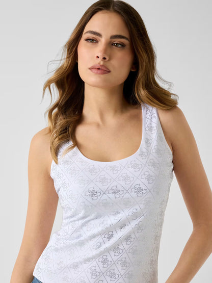 GUESS WOMAN 4G ALLOVER PRINT TANK TOP
