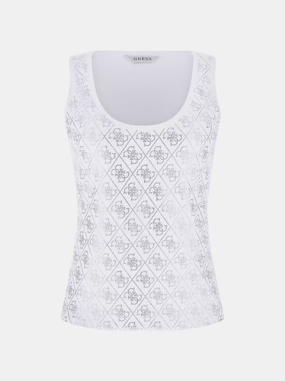 GUESS WOMAN 4G ALLOVER PRINT TANK TOP