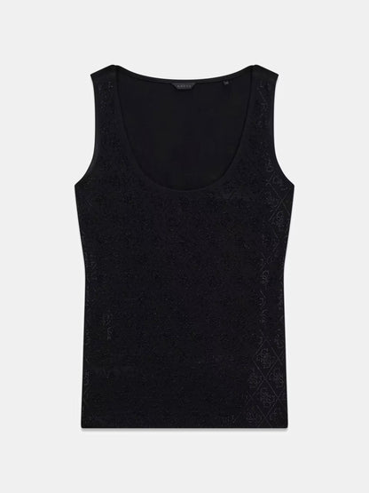 GUESS WOMAN 4G ALLOVER PRINT LOGO TANK TOP