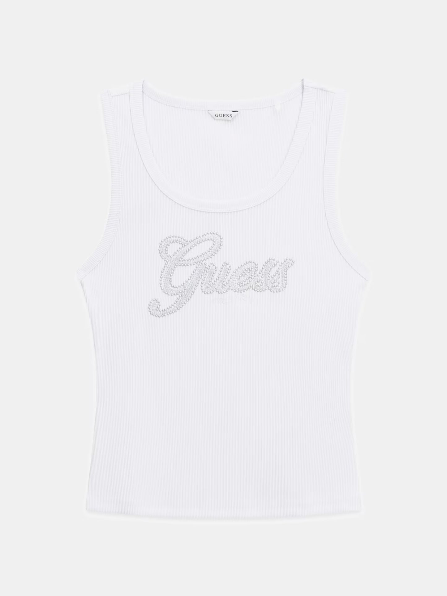 GUESS SEQUINS LOGO KNITED TANK TOP