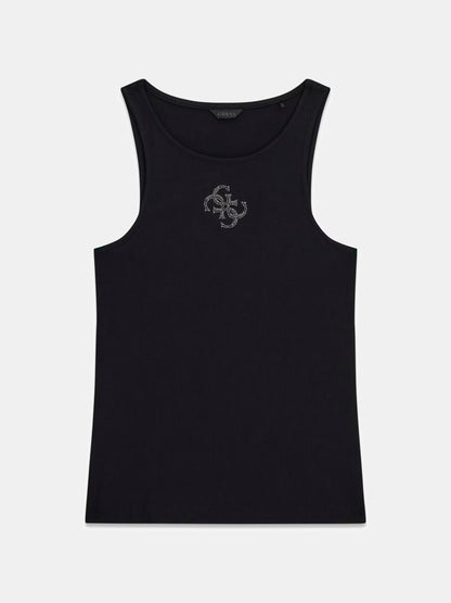 GUESS WOMAN GUENDALINA RIB-KNIT TOP