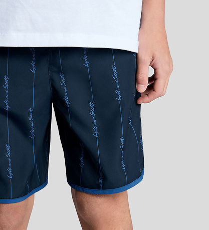 LYLE & SCOTT KIDS PRINTED BOARD SWIMSHORT