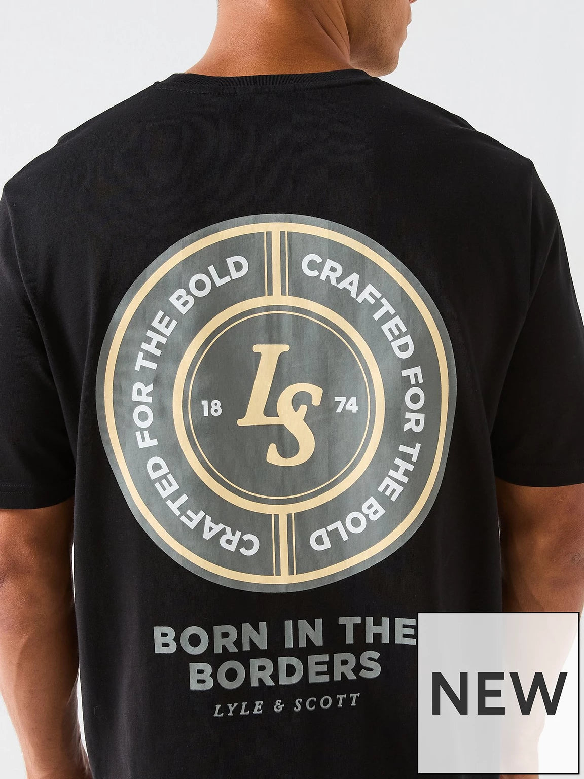 LYLE & SCOTT BORN IN THE BORDERS T SHIRT