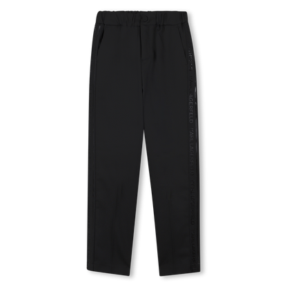 KARL LAGERFELD KIDS SMART TWILL TROUSER