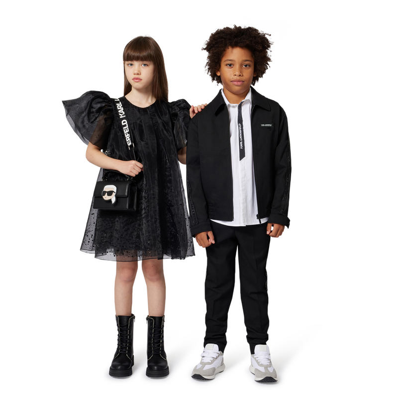 KARL LAGERFELD KIDS SMART TWILL TROUSER