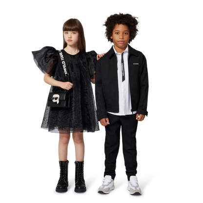 KARL LAGERFELD KIDS SMART TWILL TROUSER