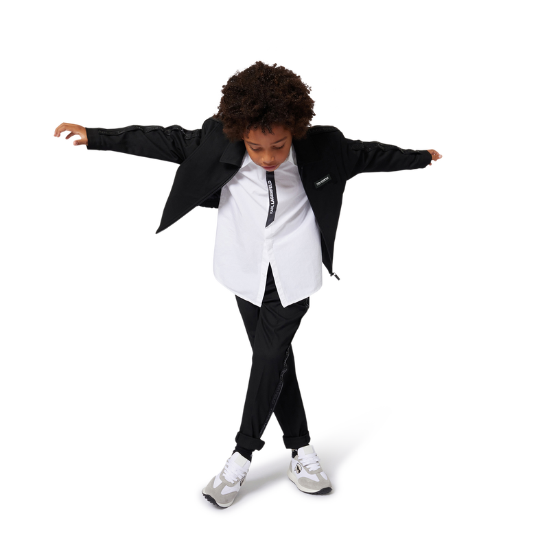 KARL LAGERFELD KIDS SMART TWILL TROUSER