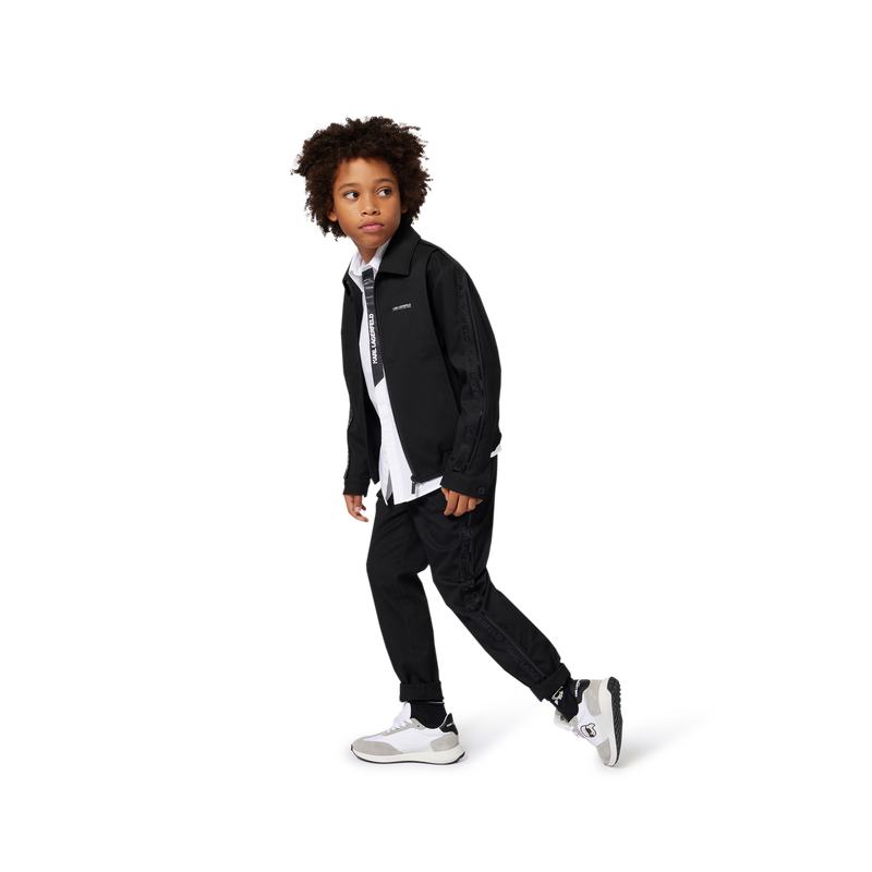 KARL LAGERFELD KIDS SMART TWILL TROUSER