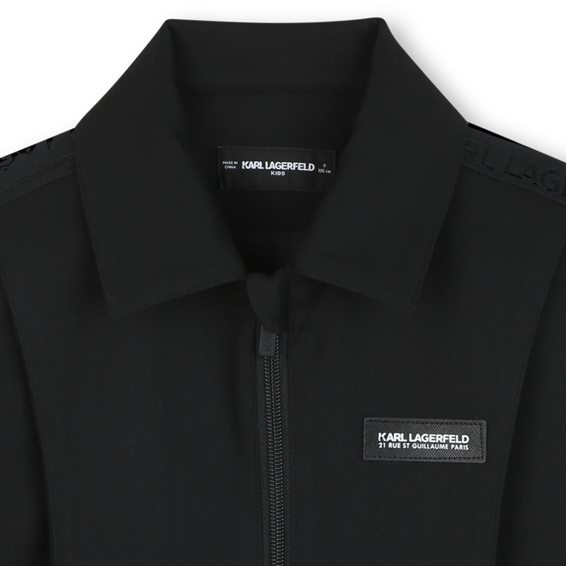 KARL LAGERFELD KIDS SMART TWILL JACKET
