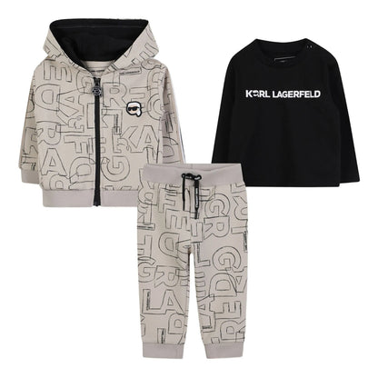 KARL LAGERFELD 3 PIECES SET WITH ZIP