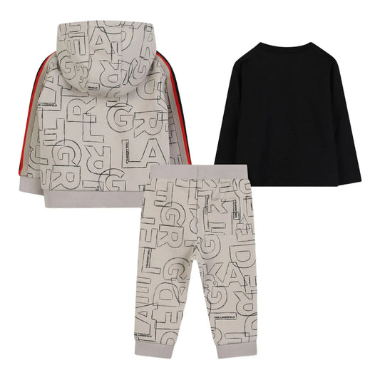 KARL LAGERFELD 3 PIECES SET WITH ZIP