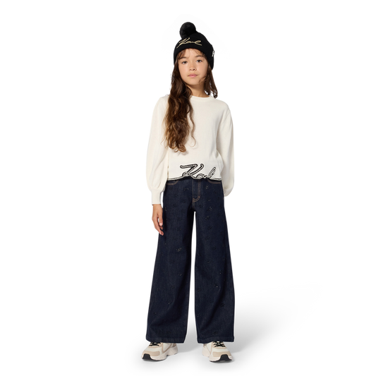 KARL LAGERFELD GIRLS DENIM PANTS