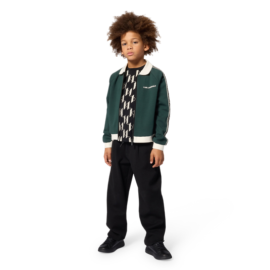 KARL LAGERFELD KIDS LOGO T SHIRT