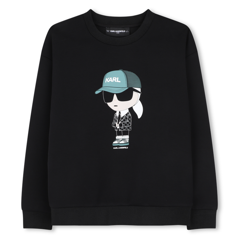 KARL LAGERFELD ICONIC LOGO SWEATSHIRT