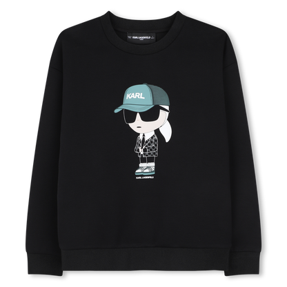 KARL LAGERFELD ICONIC LOGO SWEATSHIRT