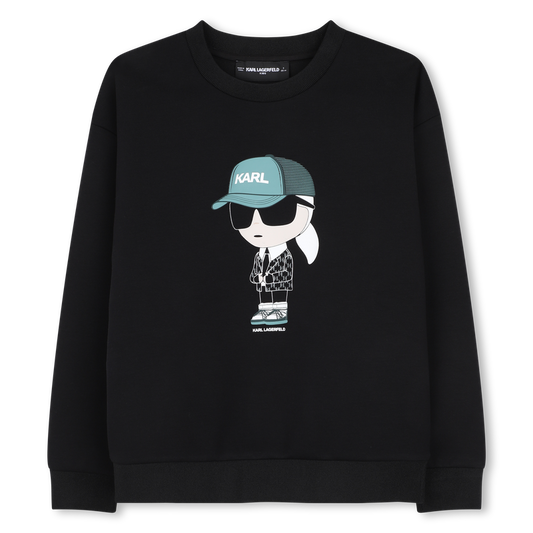 KARL LAGERFELD ICONIC LOGO SWEATSHIRT