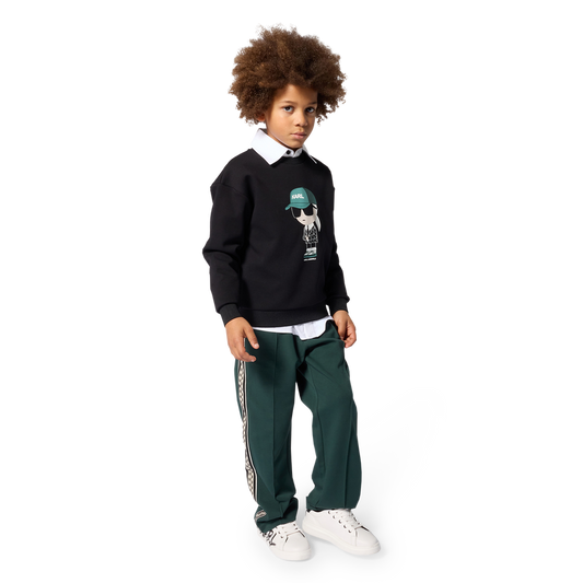 KARL LAGERFELD DOUBLE JERSEY JOGGERS