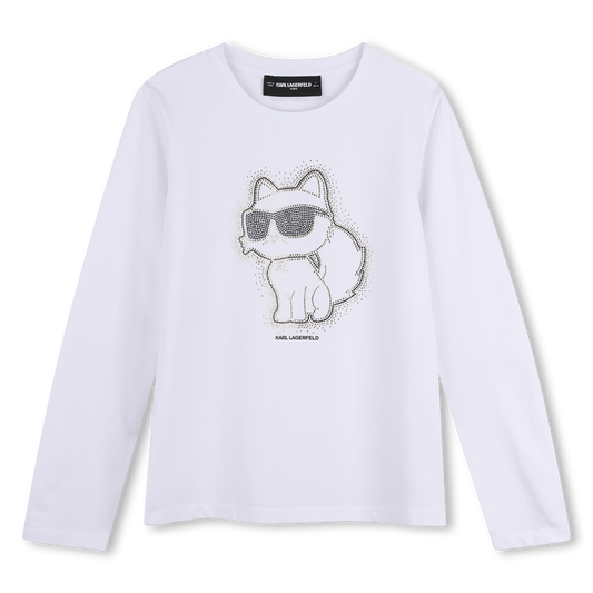 KARL LAGERFELD SOFT JERSEY T SHIRT