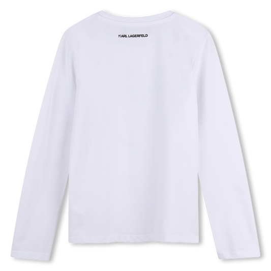 KARL LAGERFELD SOFT JERSEY T SHIRT