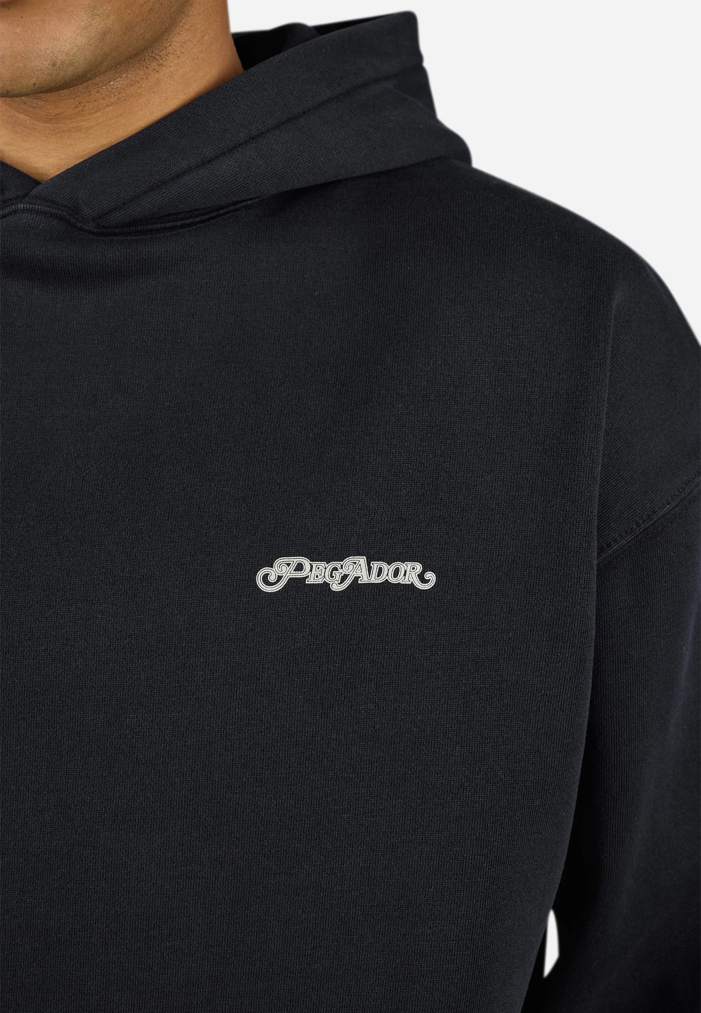 PEGADOR BARTER OVERSIZED BACK EMBROIDERY HOODIE