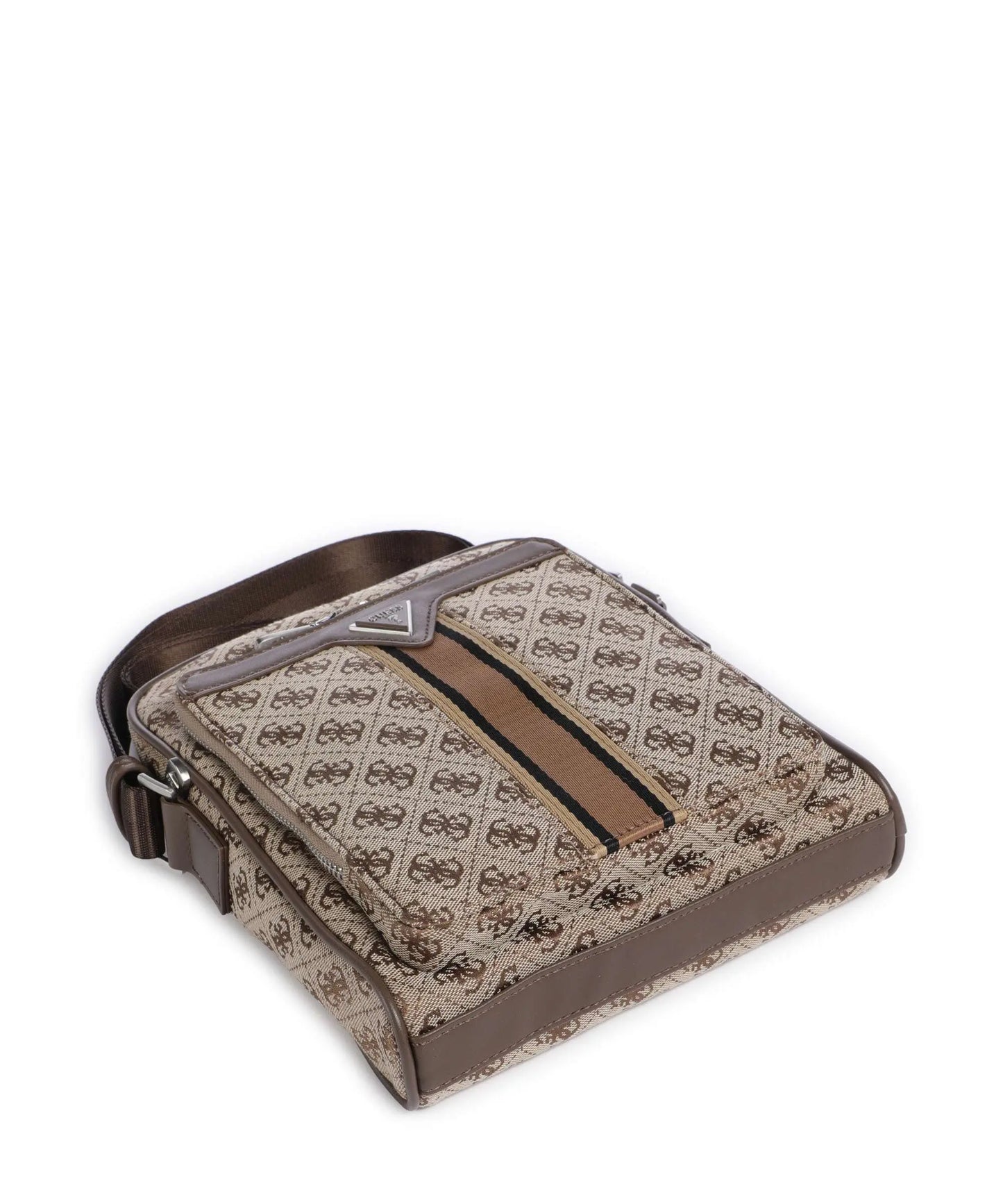 GUESS MILANO 4G JAQUARD STRIPE CROSSBODY BAG