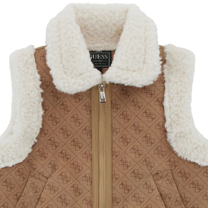 GUESS KIDS SHEEPSKIN VEST