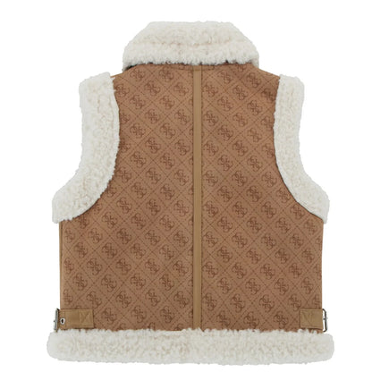 GUESS KIDS SHEEPSKIN VEST