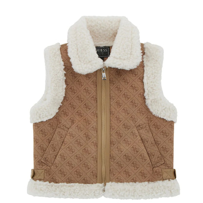 GUESS KIDS SHEEPSKIN VEST