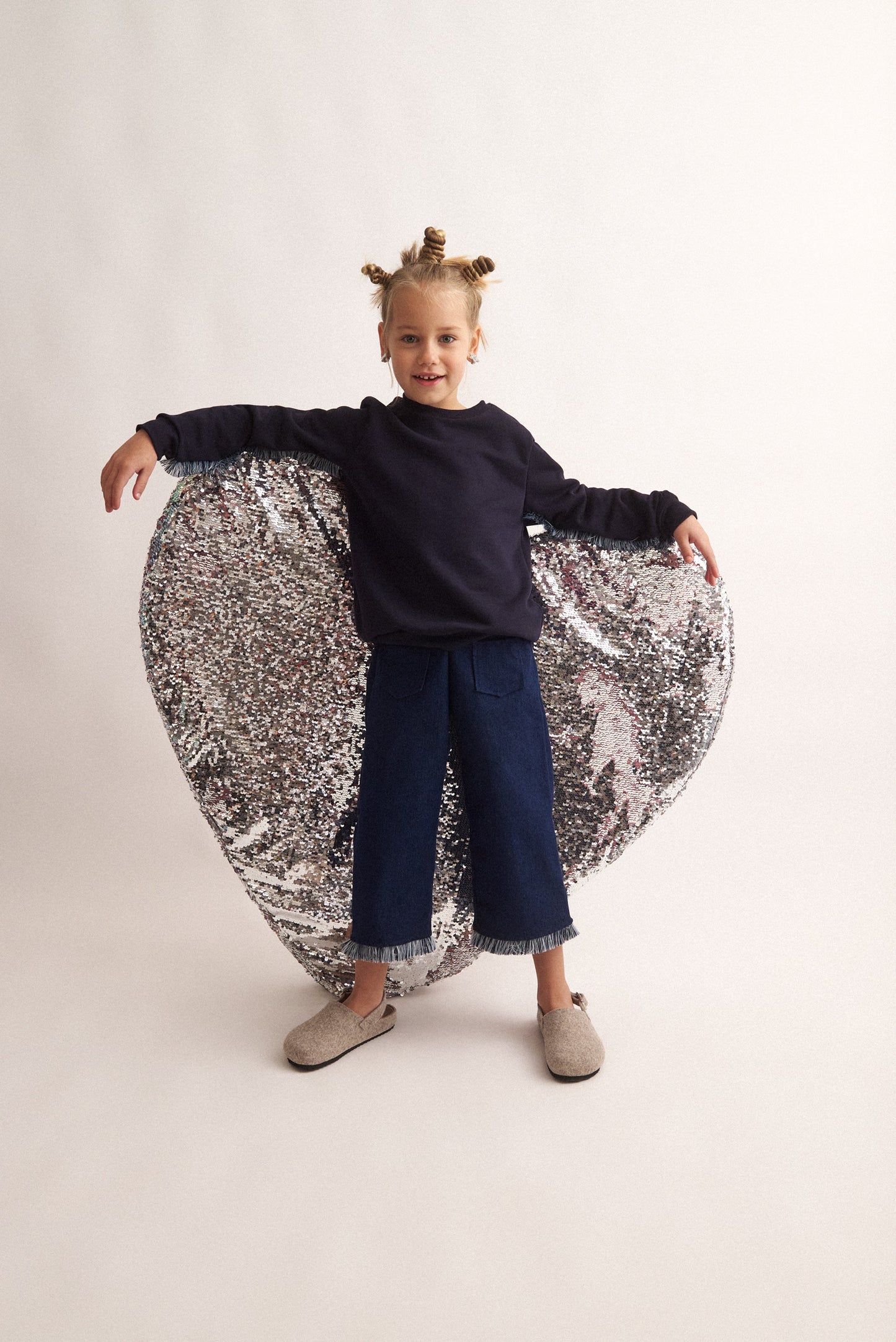 TWO IN A CASTLE ALL THE BLUES FRINGES SWEATER