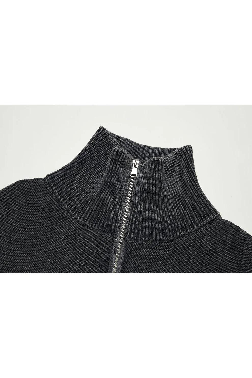 ACU ANARCHY HALF ZIP KNITTED SWEATER