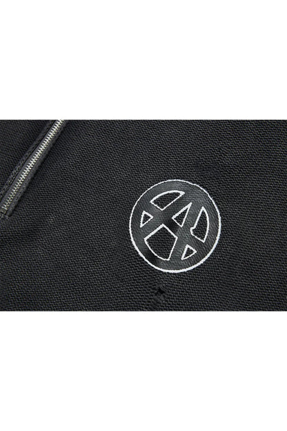 ACU ANARCHY HALF ZIP KNITTED SWEATER