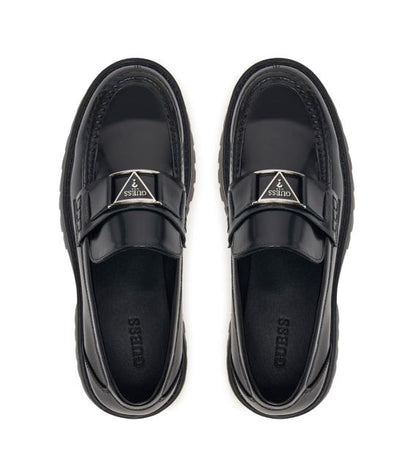 GUESS MAN GIRIZIA IV LEATHER LOAFERS