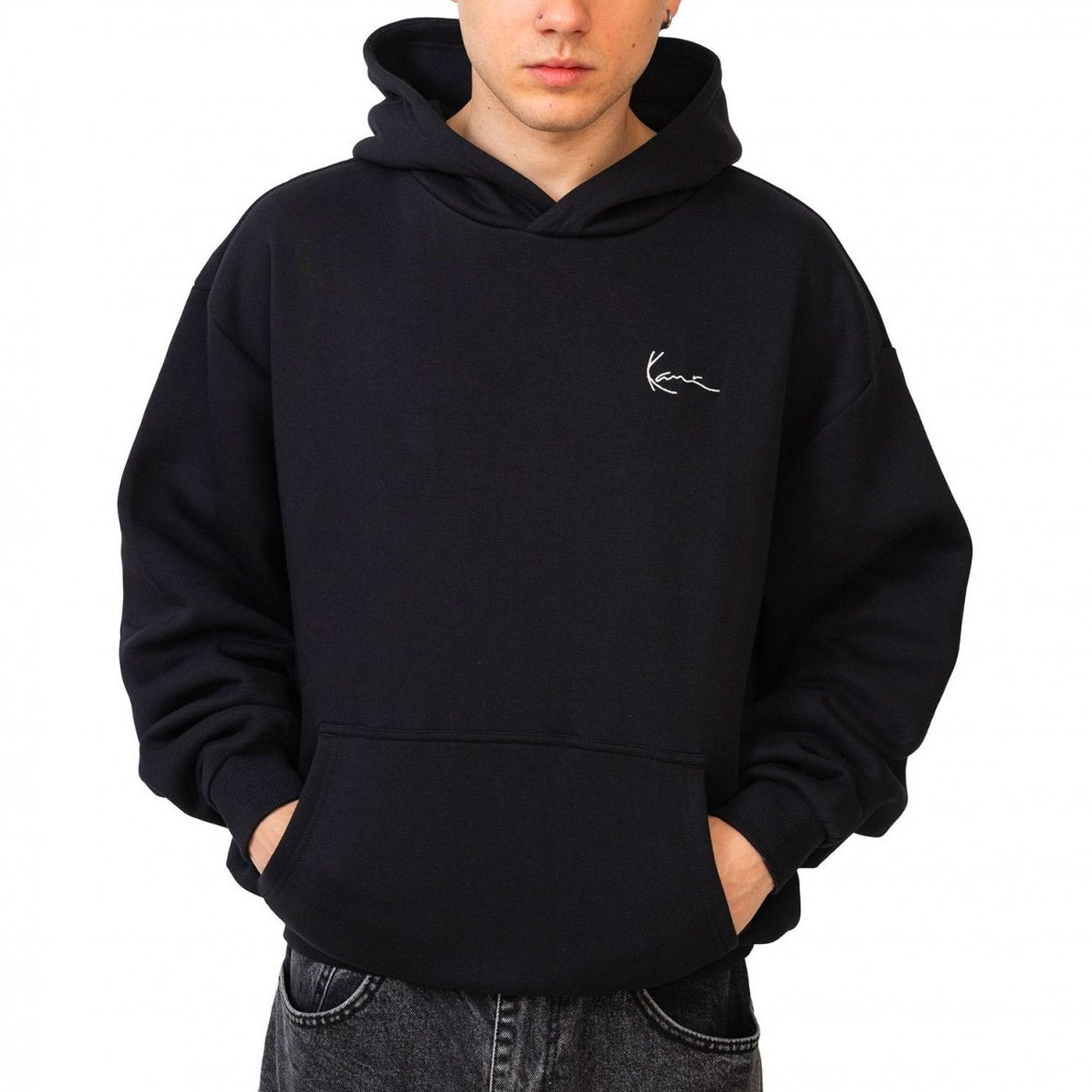 KARL KANI STAR PRIN SIGNATURE OVERSIZED HOODY