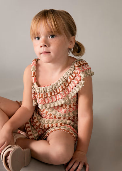 _MAYORAL ASSYMETRIC KNITTED SHORT SET