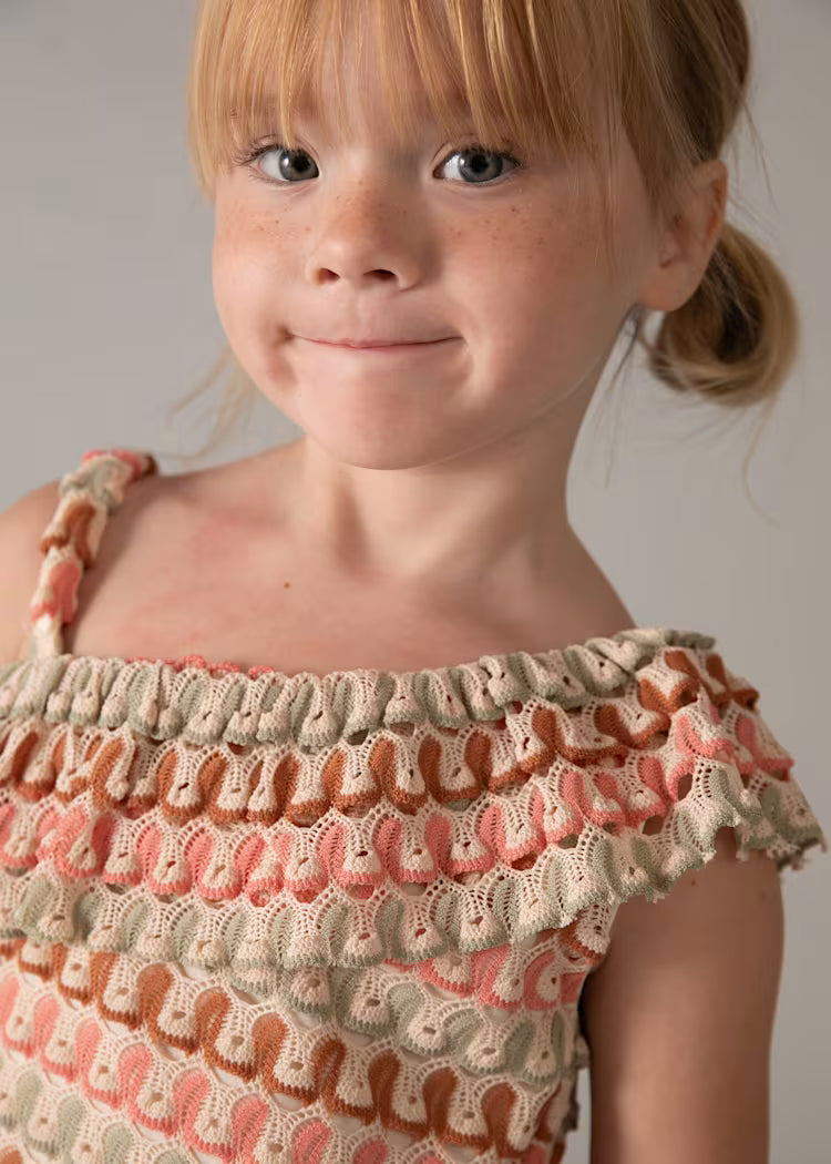 _MAYORAL ASSYMETRIC KNITTED SHORT SET