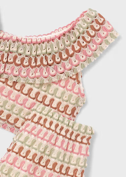 _MAYORAL ASSYMETRIC KNITTED SHORT SET