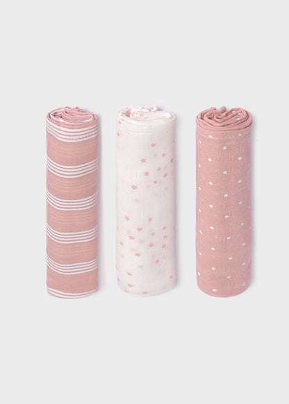 MAYORAL BABY 3 GAUZE SET BETTER COTTON