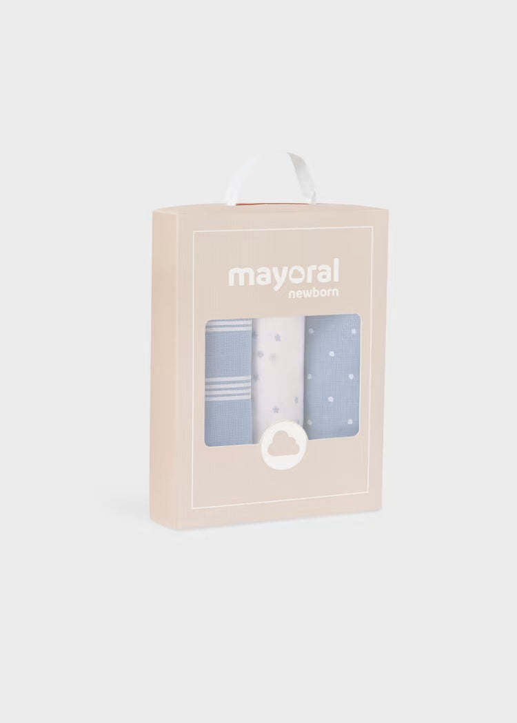 MAYORAL BABY 3 GAUZE SET BETTER COTTON