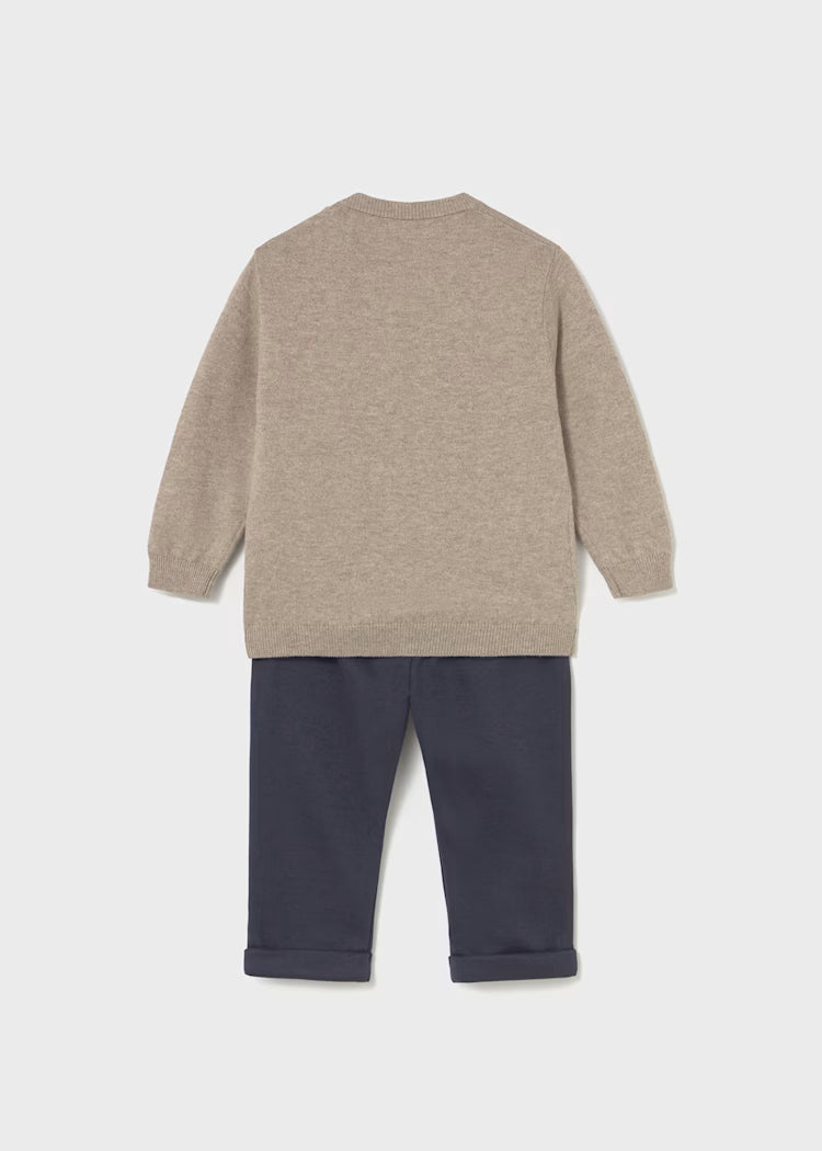MAYORAL ANIMAL JUMPER AND TROUSERS SET