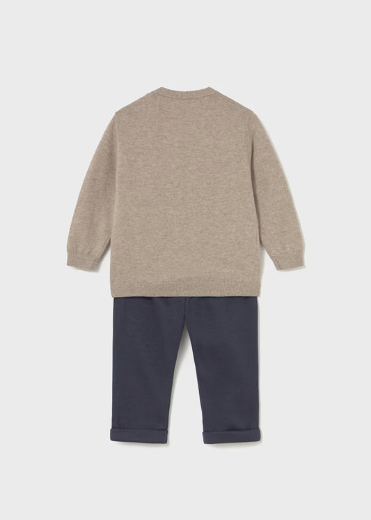 MAYORAL ANIMAL JUMPER AND TROUSERS SET