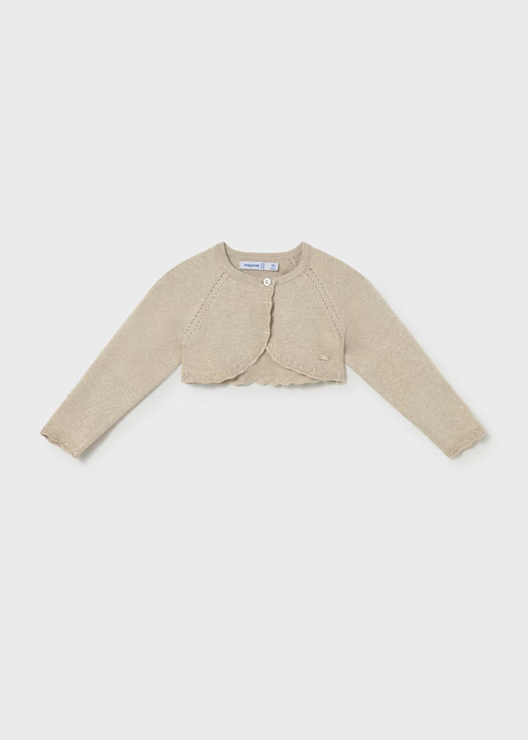 MAYORAL BASIC BOLERO KNITTED CARDIGAN