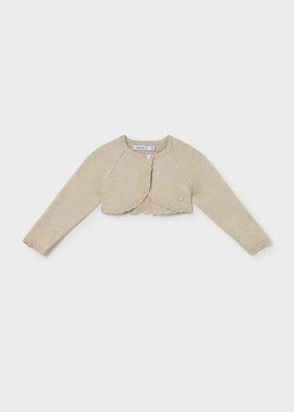 MAYORAL BASIC BOLERO KNITTED CARDIGAN