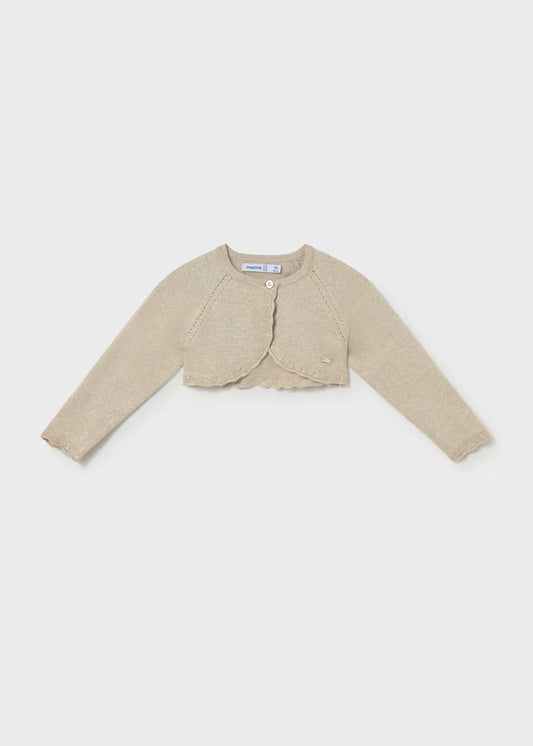 MAYORAL BASIC BOLERO KNITTED CARDIGAN