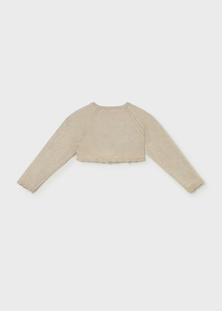 MAYORAL BASIC BOLERO KNITTED CARDIGAN