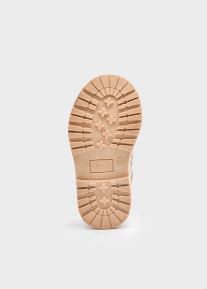 MAYORAL BABY BOOTS WITH KNITTED TOP